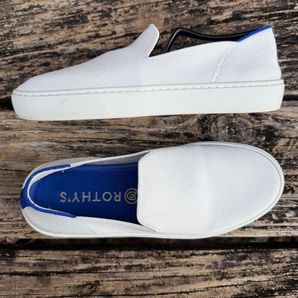 Rothy's Shoes - Rothy's The Original Slip On Women’s Bright White Size 6.5 Knit Sneaker M2